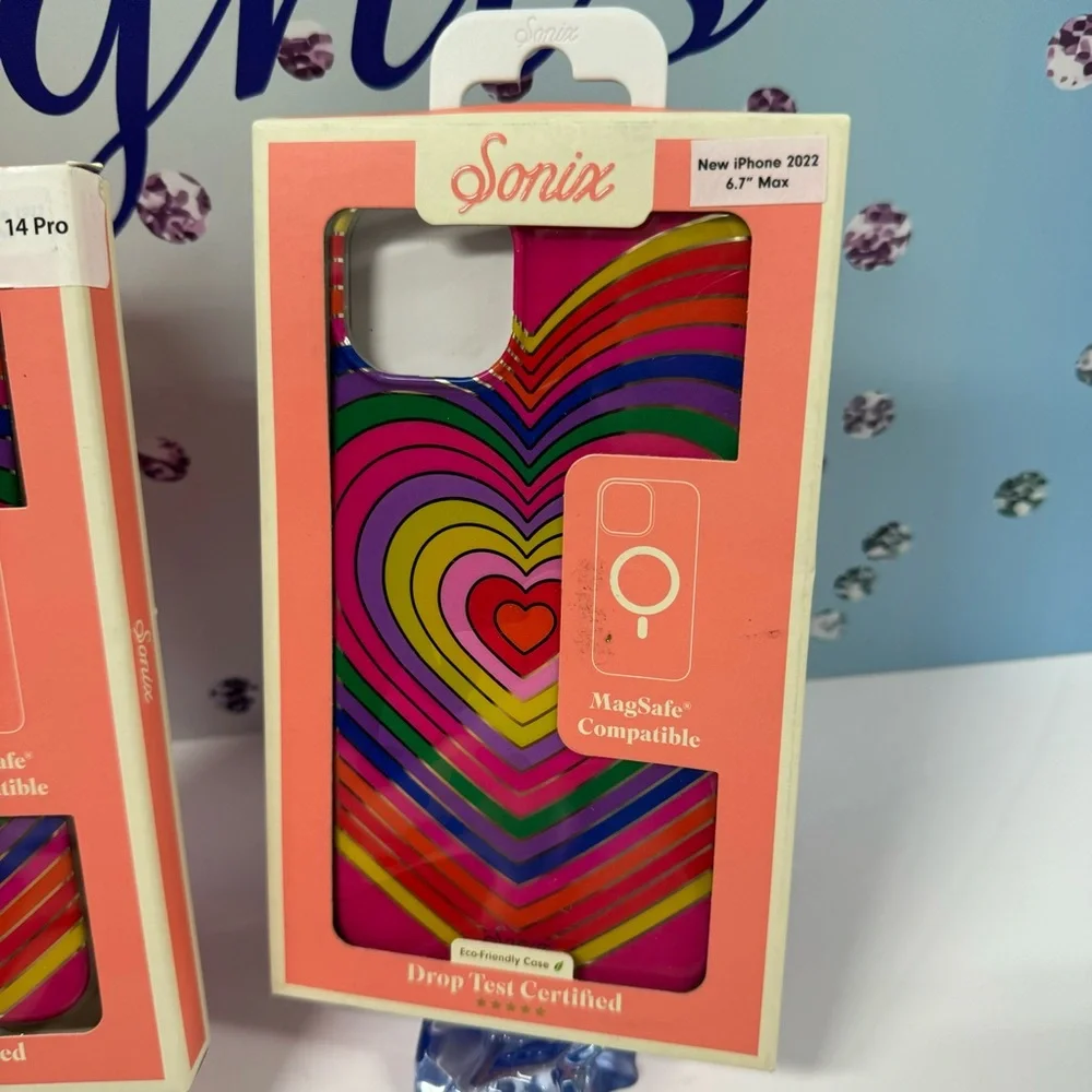 🩷SALE SONIX HEARTS PHONE CASE